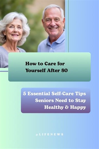 Life after 80 can be beautiful — but only if you care for yourself the right way. Many seniors unknowingly ignore the small habits that protect their independence, happiness, and health. This video breaks down 5 essential self-care practices older adults over 80 should follow to stay strong, prevent emotional decline, and enjoy a peaceful, dignified life. These aren’t complicated routines… just simple habits that add comfort, confidence, and joy to your day. ✨ What You’ll Discover 🧠 The mental 