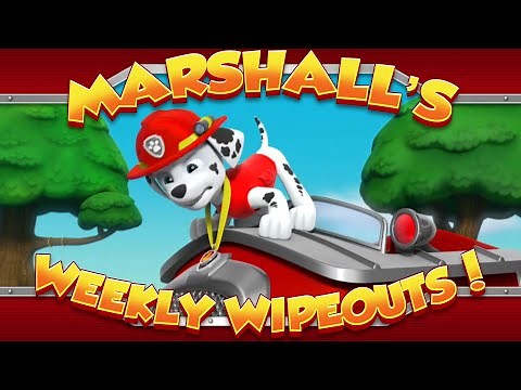 Marshall's Weekly Wipeouts! (S3 - Pups Get Stuck)