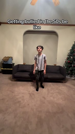 Kids wanted to do the 1950s bully trend, did we nail it? Haha #1950sbullytrend | Destany Terry Marie Brown