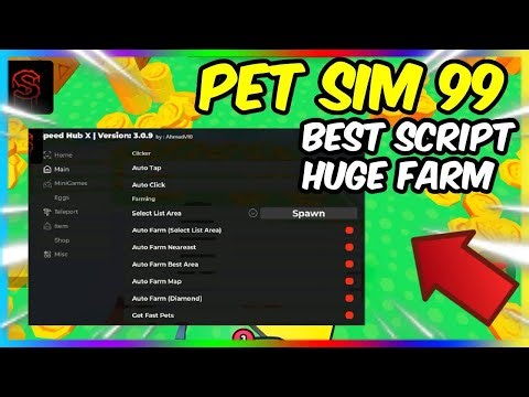 *UPDATED* Roblox Pet Simulator 99 Script No Key | Auto Farm, Auto Hatch, Huge Farm | (PASTEBIN 2024)
