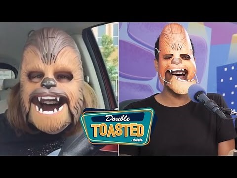 THE LAUGHING CHEWBACCA MASK LADY - Double Toasted Highlight