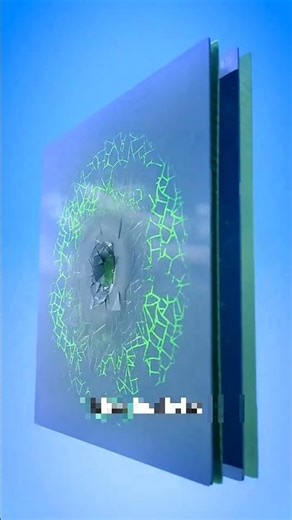 Why Bulletproof Glass Doesn’t Break Easily The Secret of Its Multi-Layer Design | #shorts