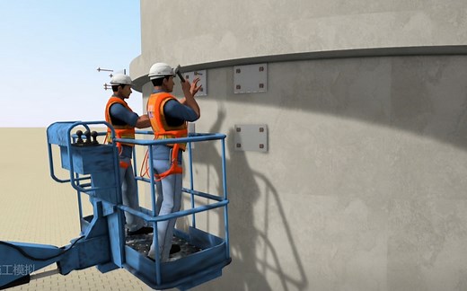 Fuzor施工模拟动画(标志塔）