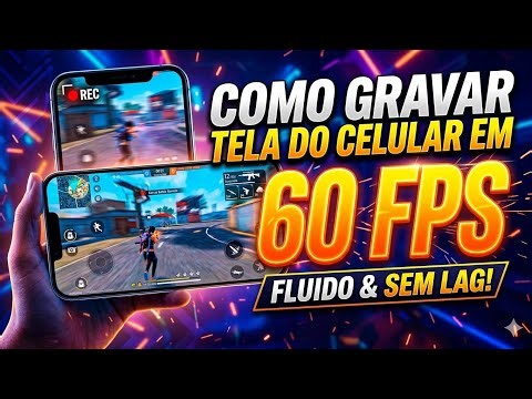 Como GRAVAR a TELA DO CELULAR em 60 FPS