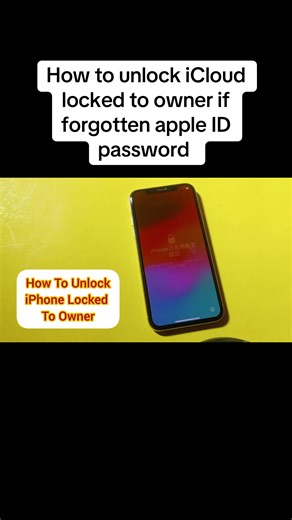 How to unlock iCloud locked to owner if forgotten apple ID password #iphonetips #unlockiphone #iphonetricks #unlockicloud #fyp
