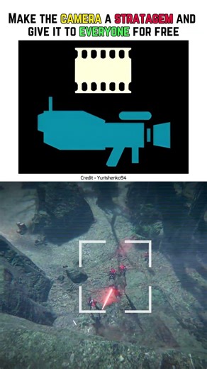 Make The Camera A Stratagem & Give It To Everyone - Helldivers 2 #shorts