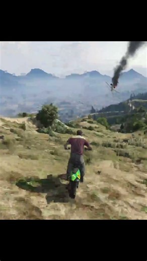 Airplane destory by michele landing gta v viral #gtaveveryboeingairplanesemergencylanding