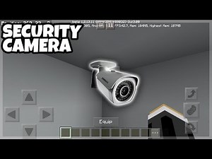 Minecraft PE: Working Security Camera Tutorial