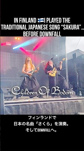 I Played “Sakura Sakura” Before COB Downfall 🇯🇵🇫🇮 #childrenofbodom