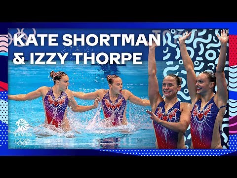 Silver In Paris 2024 🥈 | Kate Shortman & Izzy Thorpe's Artistic Swimming Routines | Tokyo 2020