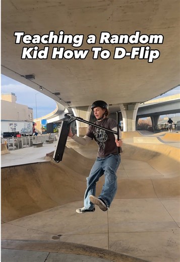 Learn How to D-Flip on a Scooter