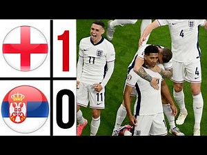 Serbia vs England (1-0) EURO 2024 Extended Highlights Goals | Jude Bellingham Goal vs Serbia