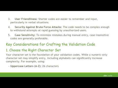 Crafting the Perfect Validation Code for Global Use: A Guide to International Security