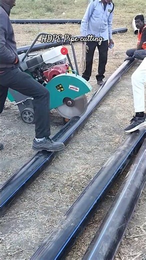 how to cutting hdpe pipe #hdpe_pipe #construction