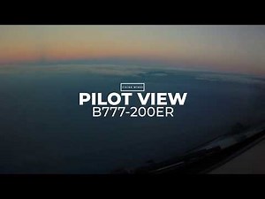 PILOT VIEW - BOEING 777 APPROACH AND LANDING AT RUN - REUNION ISLAND |