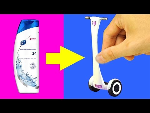 DIY Mini hoverboard segway for barbie doll