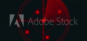 Abstract Digital Sonar Radar Screen Technology Animation. Futuristic HUD Circle User Interface, Target Searching Scope and Scanning Element, Simple Radar Scanning Nevigation -4k stock video.