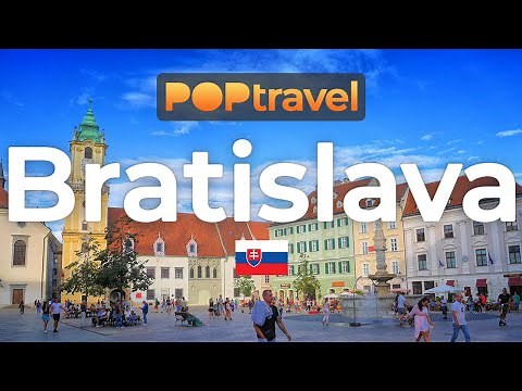 Walking in BRATISLAVA / Slovakia 🇸🇰- 4K 60fps (UHD)