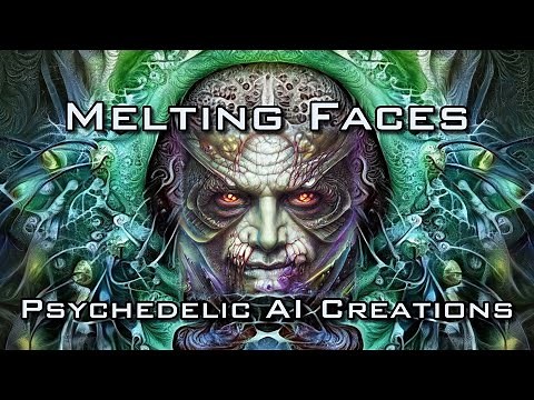 Melting Faces - Psychedelic AI Trip - Stable Diffusion animation