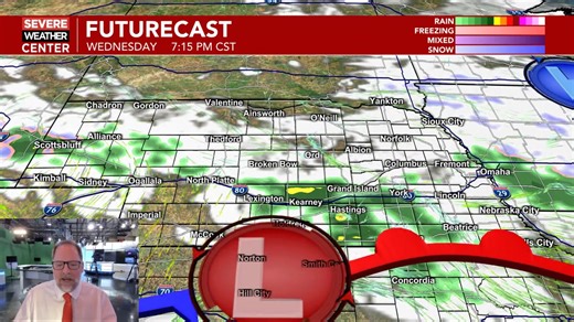 Local4 Severe Weather Center Tuesday evening forecast | KSNB Local4