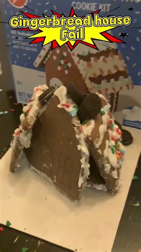 Gingerbread house fail ❌