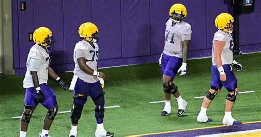 LSU football's offensive line dramatically changed this offseason. Here's where it stands now