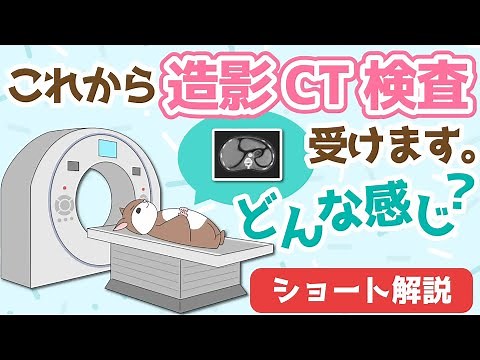 これから造影CT検査を受けます！どんな感じ？