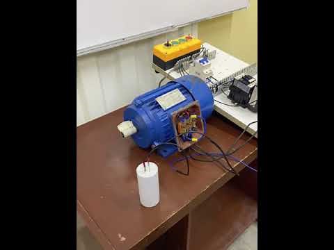How to start a three-phase motor with single-phase power (capacitor calculation)