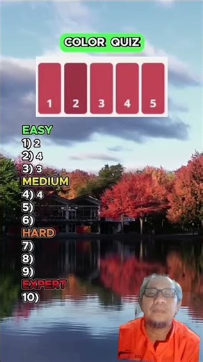 Color quiz: Improve your color memory fast