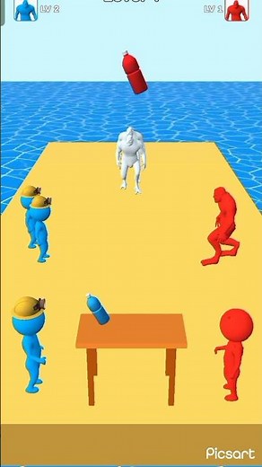 NPC bottle flip challenge#shorts #shorts #shortvideo #youtubeshorts #gaming