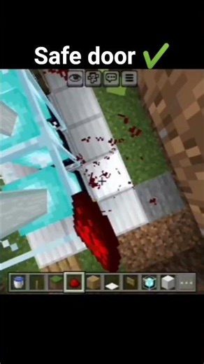 Minecraft Invisible Door Trick 🤯