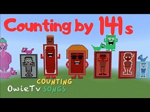 Counting by 141s Song | Minecraft Numberblocks Counting Songs | Math and Number Songs for Kids