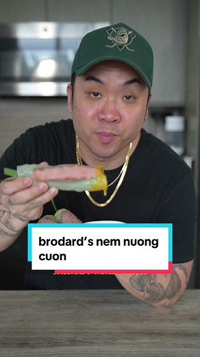 Brodard’s Grilled Pork Spring Roll Copycat Recipe! Thanks for all the love on yesterday’s video on how to make their house-special sauce! As a follow up, here’s the full recipe for the spring roll to complete the meal. We made the nem nuong from scratch, and it’s an absolute banger. The full recipe is on my blog: https://feedthepudge.com/brodards-grilled-pork-spring-roll-dupe-nem-nuong-cuon/ To make it even easier, if you comment “Recipe” or •Brodard Spring Roll, I’ll send the link to the full p