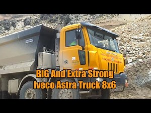 Iveco Astra 8x6 Mining Truck Loading 60 Ton Long Wheelbase