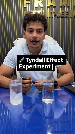 🔦 Tyndall Effect Experiment | Science in Real Life !