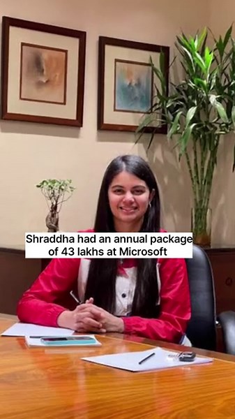 shraddha khapra success story | #viral #coding #microsoft #shorts #trending