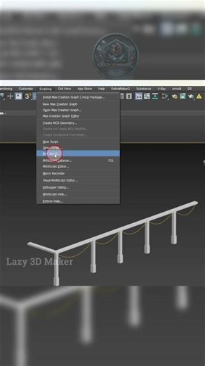 How to use String light Generator in 3ds Max. #3d #3dart #3dsmax #3dmodelingtutorial #3dmodeling