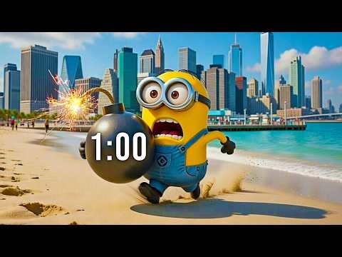 Minions Trying to Defuse a Bomb | 1 Minute Timer | TSUNAMI