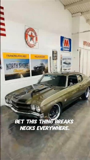 Mean Green Chevelle SS. That Stance Tho! 🤤 #shorts