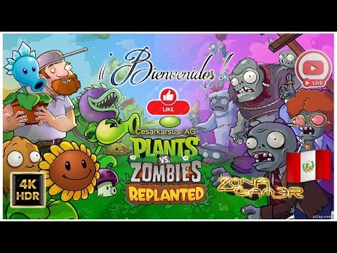 Plants vs. Zombies Replanted Gameplay PC Pro 4K ESPAÑOL FULL HD 2160.60.FPS