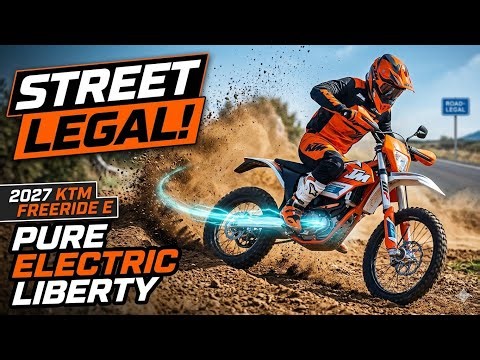 2027 KTM FREERIDE E: The Electric Enduro Just Went Street Legal! ⚡️