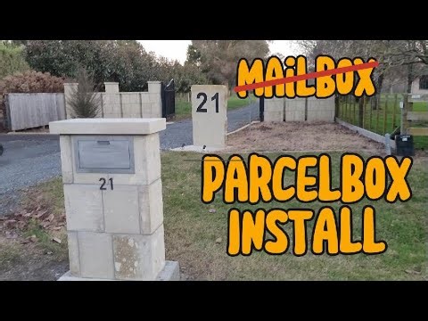 Parcel Box in Stone Pillar – DIY Project