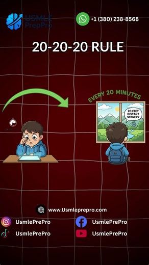 Stop Screen Eye Strain! (The 20-20-20 Rule for Long Study Sessions)