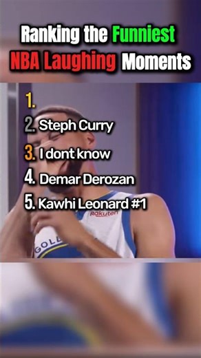 Ranking the Funniest NBA Laughing Moments 🤣🏀 #funny #nba #viralshorts