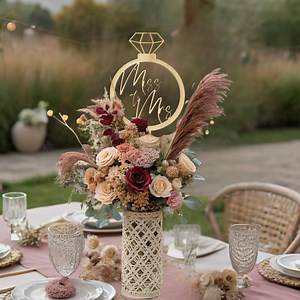 Elegant Bridal Shower Decorations Miss to Mrs, Bridal Shower Table Centerpieces, Bridal Shower Decor, Bridal Shower Table Decorations Boho - Etsy