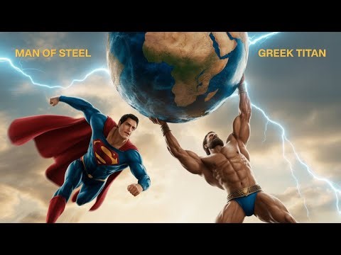 Superman vs Greek Titan Atlas | Who's Stronger?