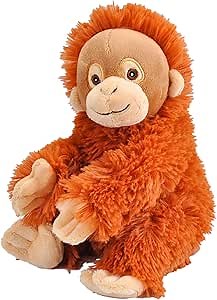 Wild Republic Ecokins Mini, Orangutan, Stuffed Animal, 8 inches, Gift for Kids, Plush Toy, Made from Spun Recycled Water Bottles, Eco Friendly, Child’s Room Decor