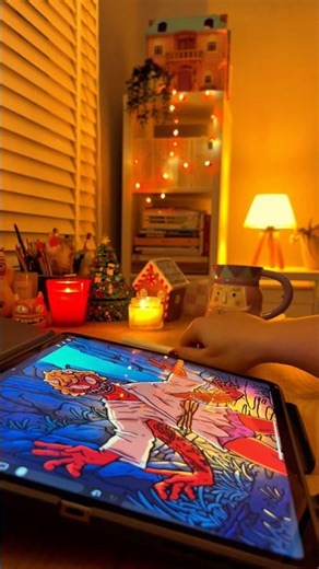 Here is the layers walkthrough! #procreatetip #characterdesign