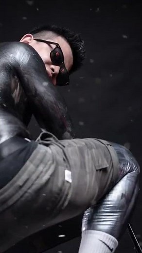 Experience, put on liquid latex and take personal photos.