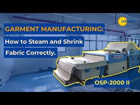 Fabric Shrinkage Machine for Knit Fabrics in Garment Factory